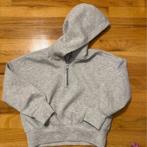 Abercrombie Kids Light Gray Zip-Up Jacket